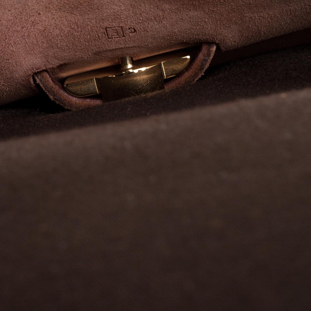 Hermes Cacao/Natural Canvas and Leather Herbag Zip 39 Bag 4