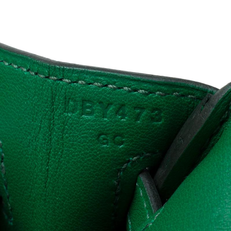 Hermes Cactus Swift Leather Gold Hardware Birkin 25 Bag 2