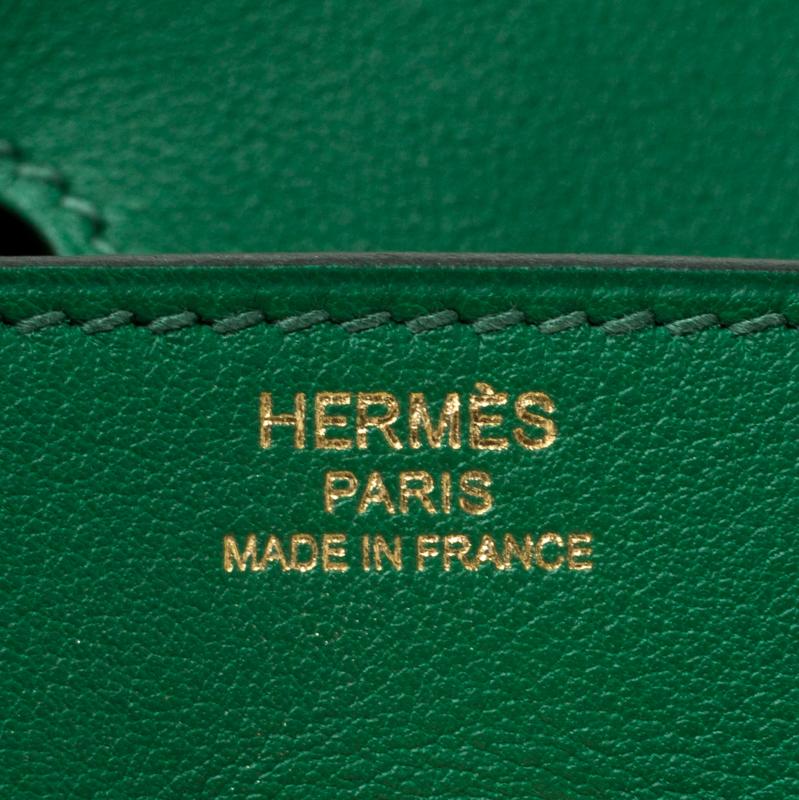 Hermes Cactus Swift Leather Gold Hardware Birkin 25 Bag 3