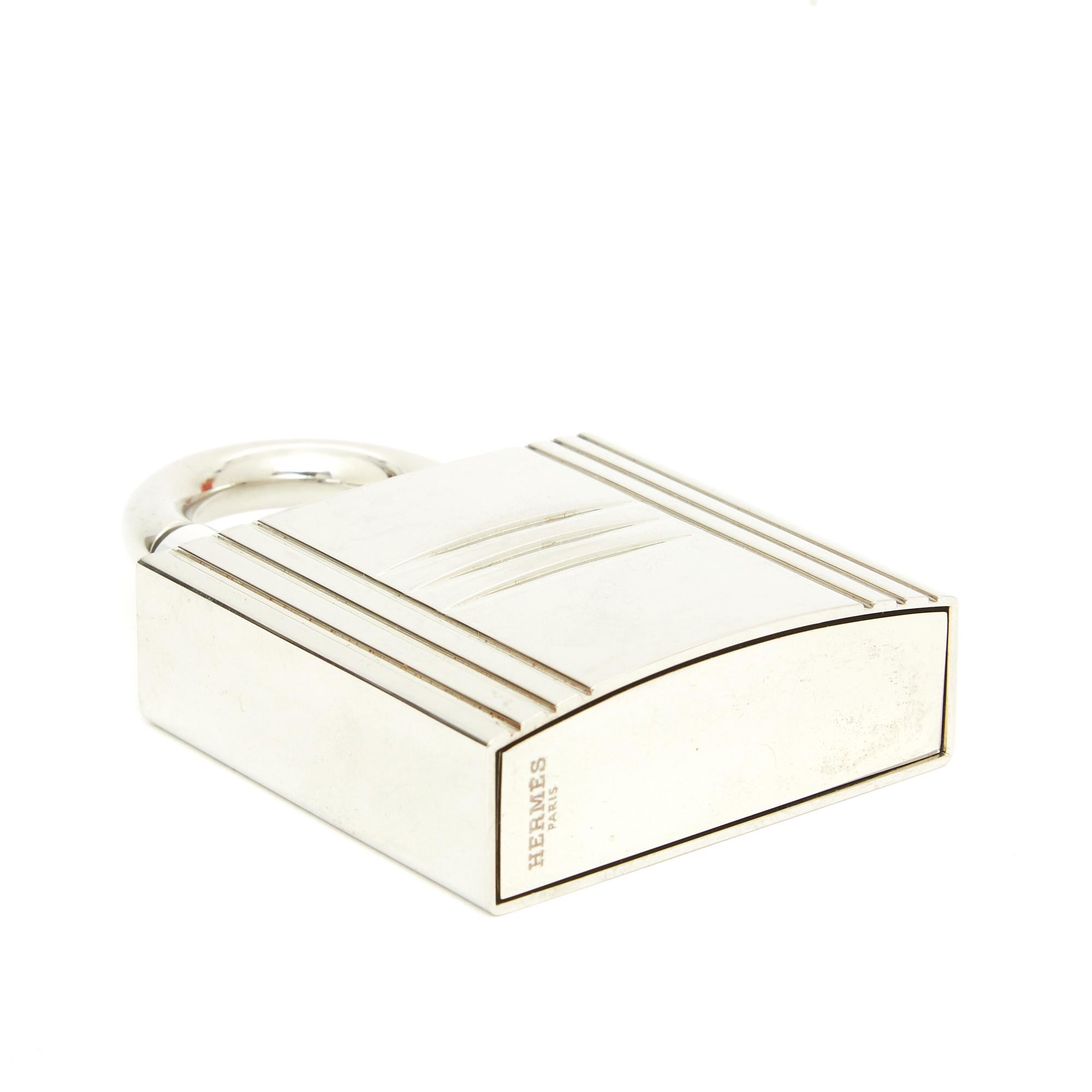 Black Hermès Cadenas Kelly Caleche 24 Faubourg Refillable Perfume Spray Hermes For Sale