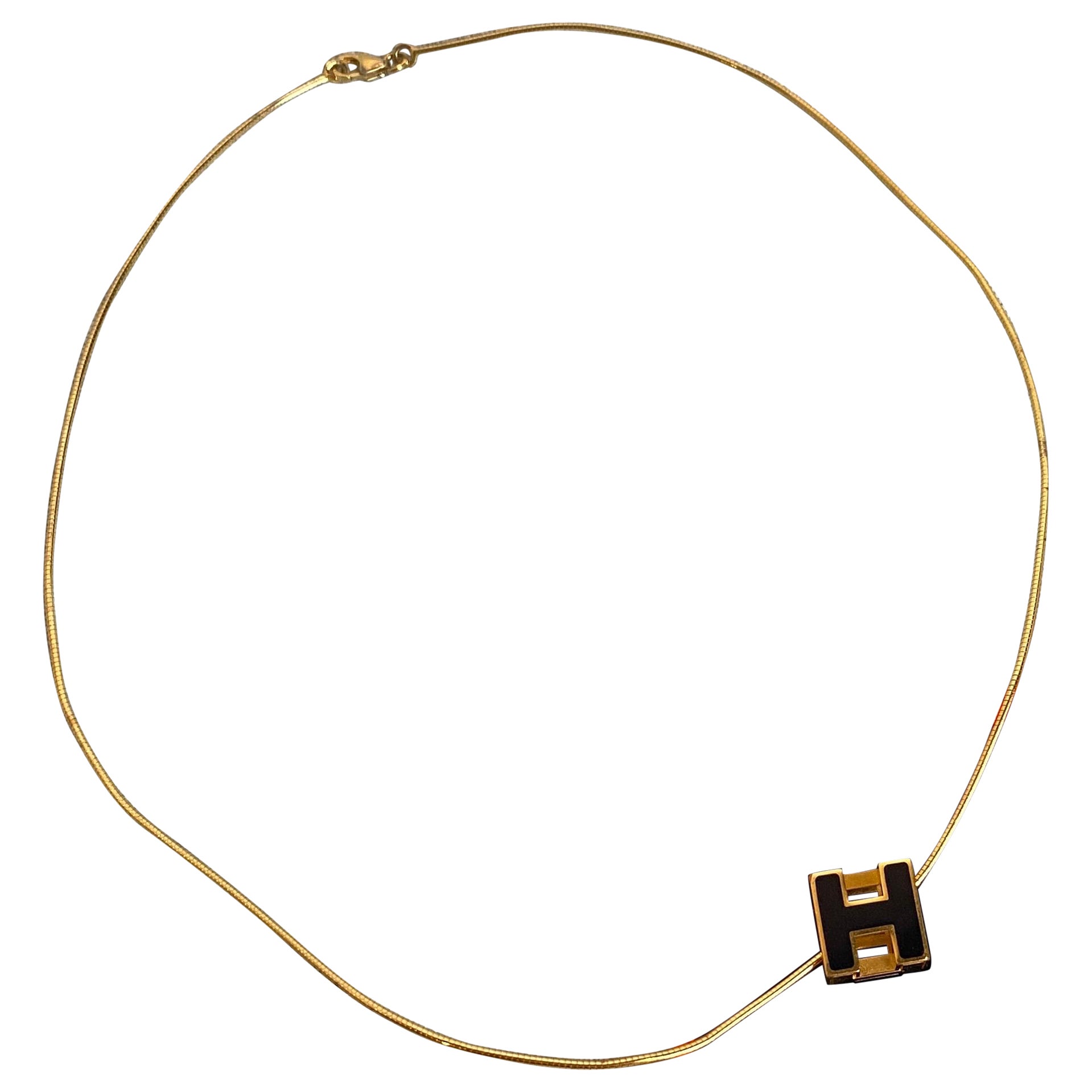 Collier pendentif Cage d'H Hermès