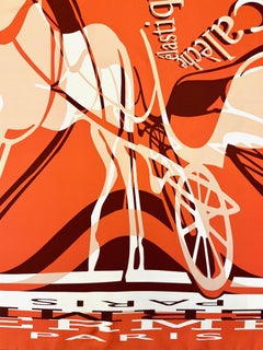 Hermès Calèche Elastique Red Silk Scarf