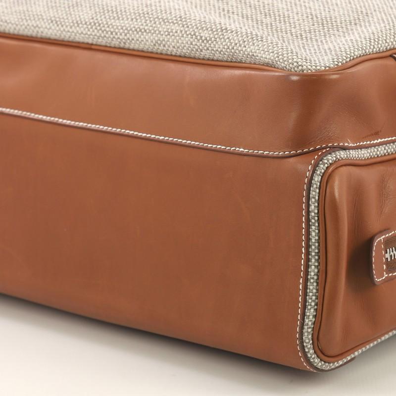 Brown Hermes Caleche-Express Bag Toile 12H