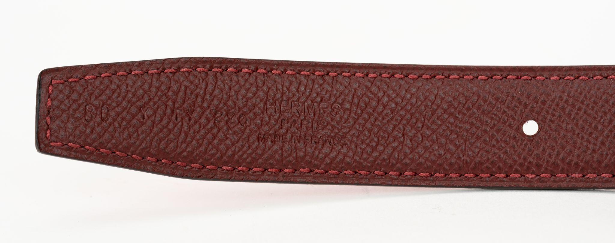 Hermès Caleche Reversible 24mm Belt For Sale 1