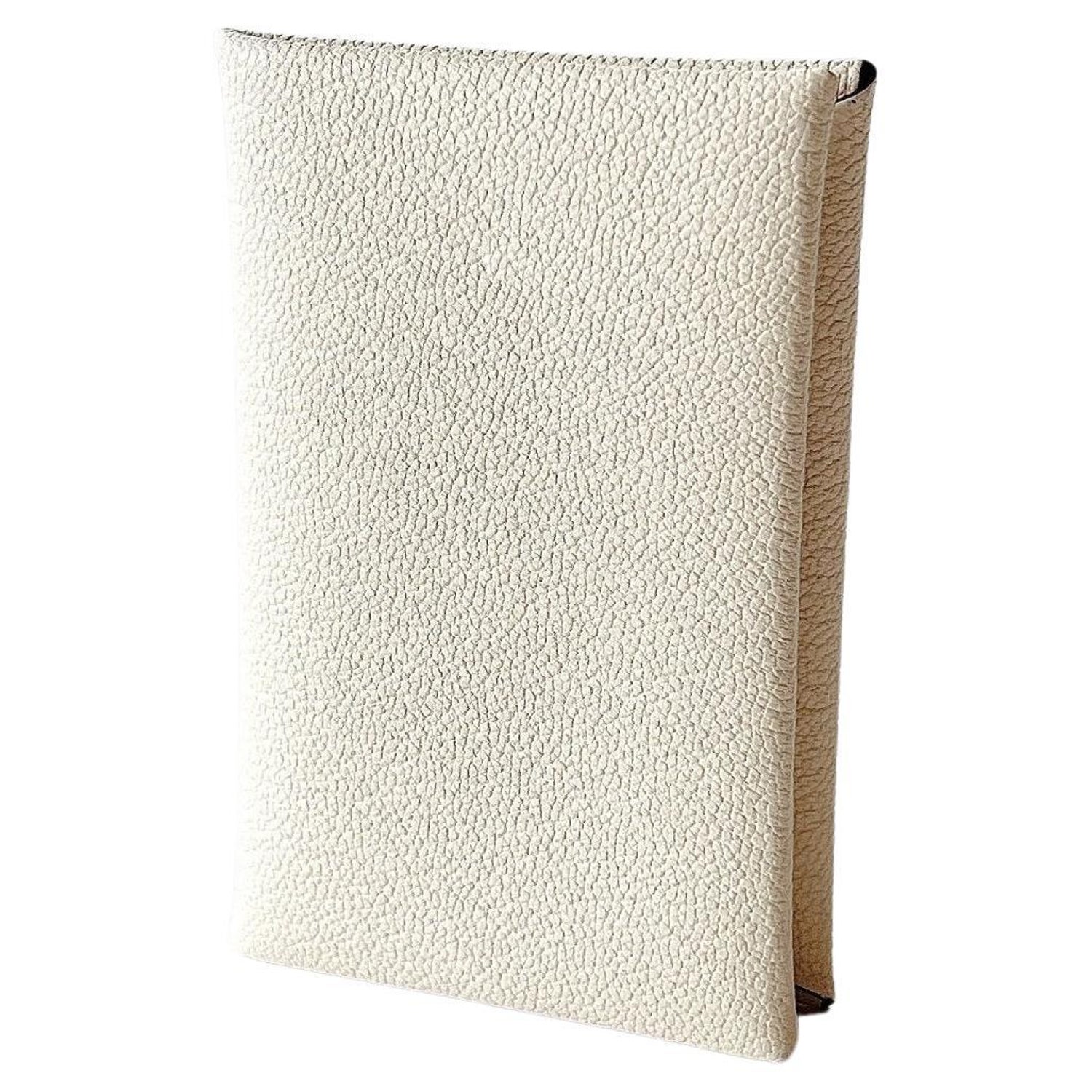 Hermes Calvi Card Holder In Nata and Quebracho For Sale at 1stDibs