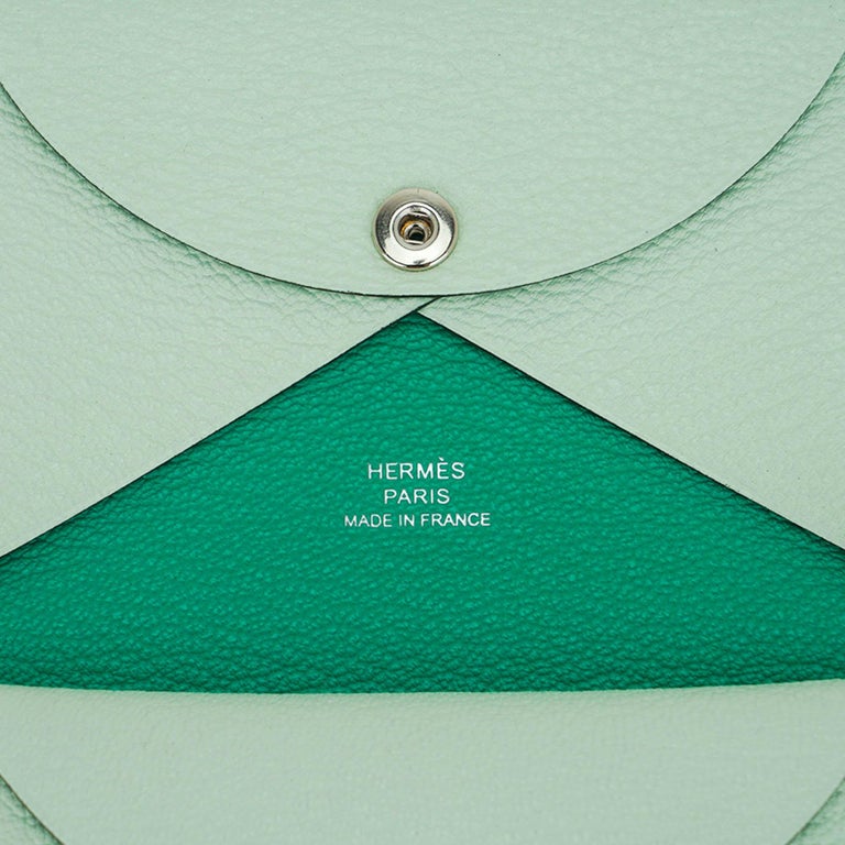 BNIB Hermès Calvi Card Holder in Vert Fizz s-l400.jpg main image 3