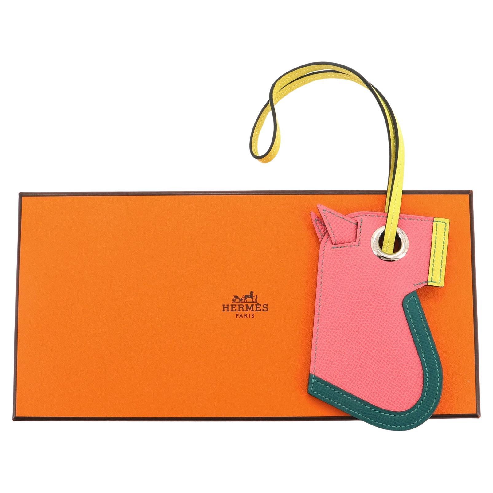 Hermes Camail Bag Charm Leather Multicolor