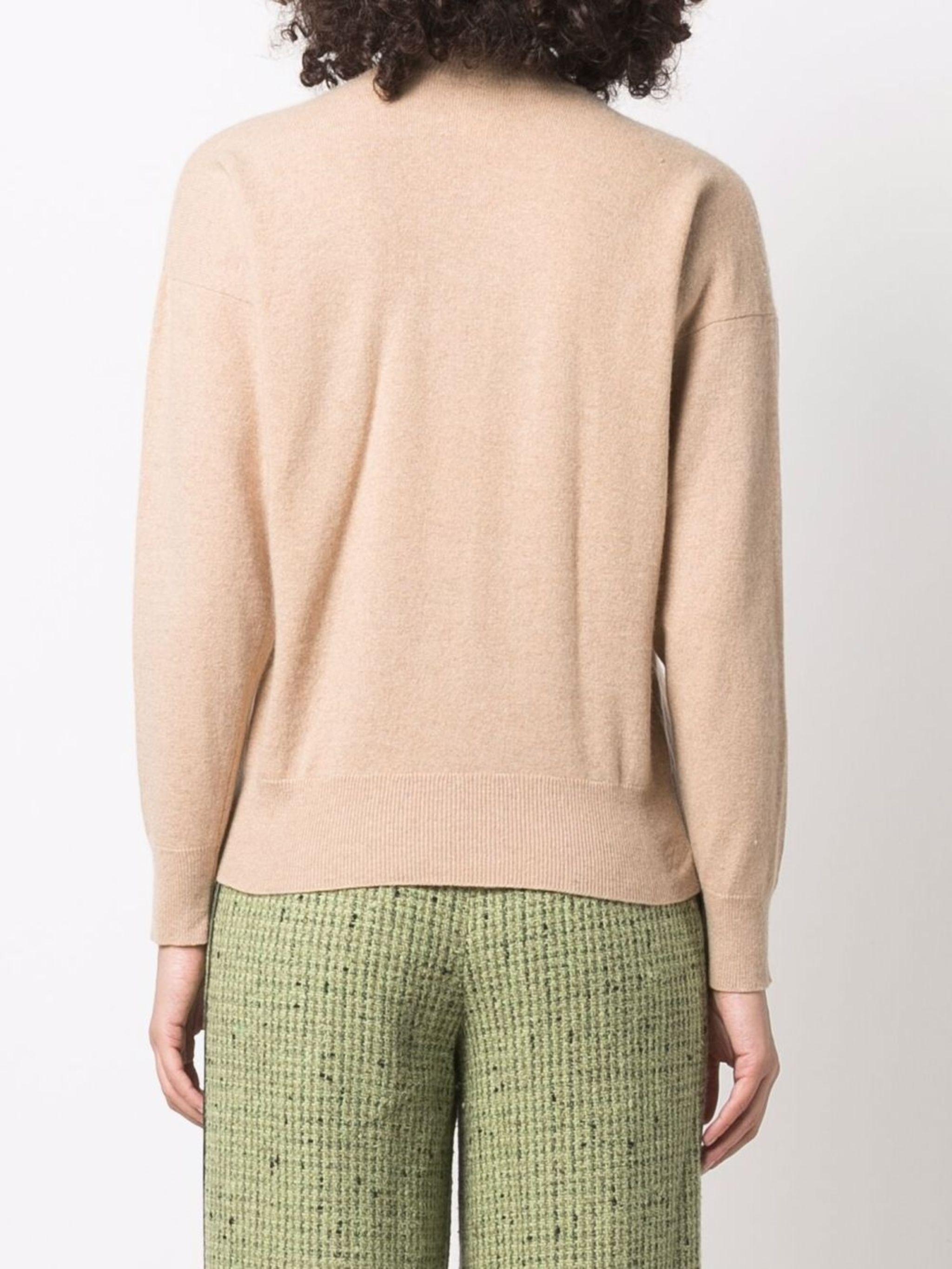 Hermes - Pull en cachemire camel Pour femmes en vente