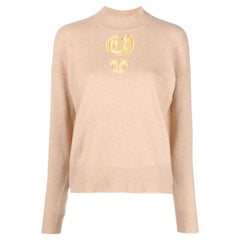 Hermes - Pull en cachemire camel