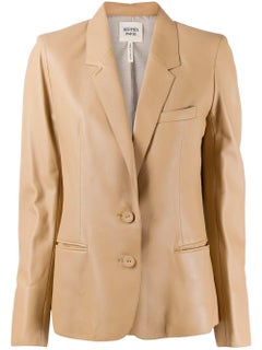 Hermes Camel Leather Jacket by Martin Margiela