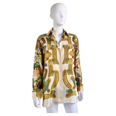 HERMÈS - Chemise en soie " Europe " par Joachim Metz 1993