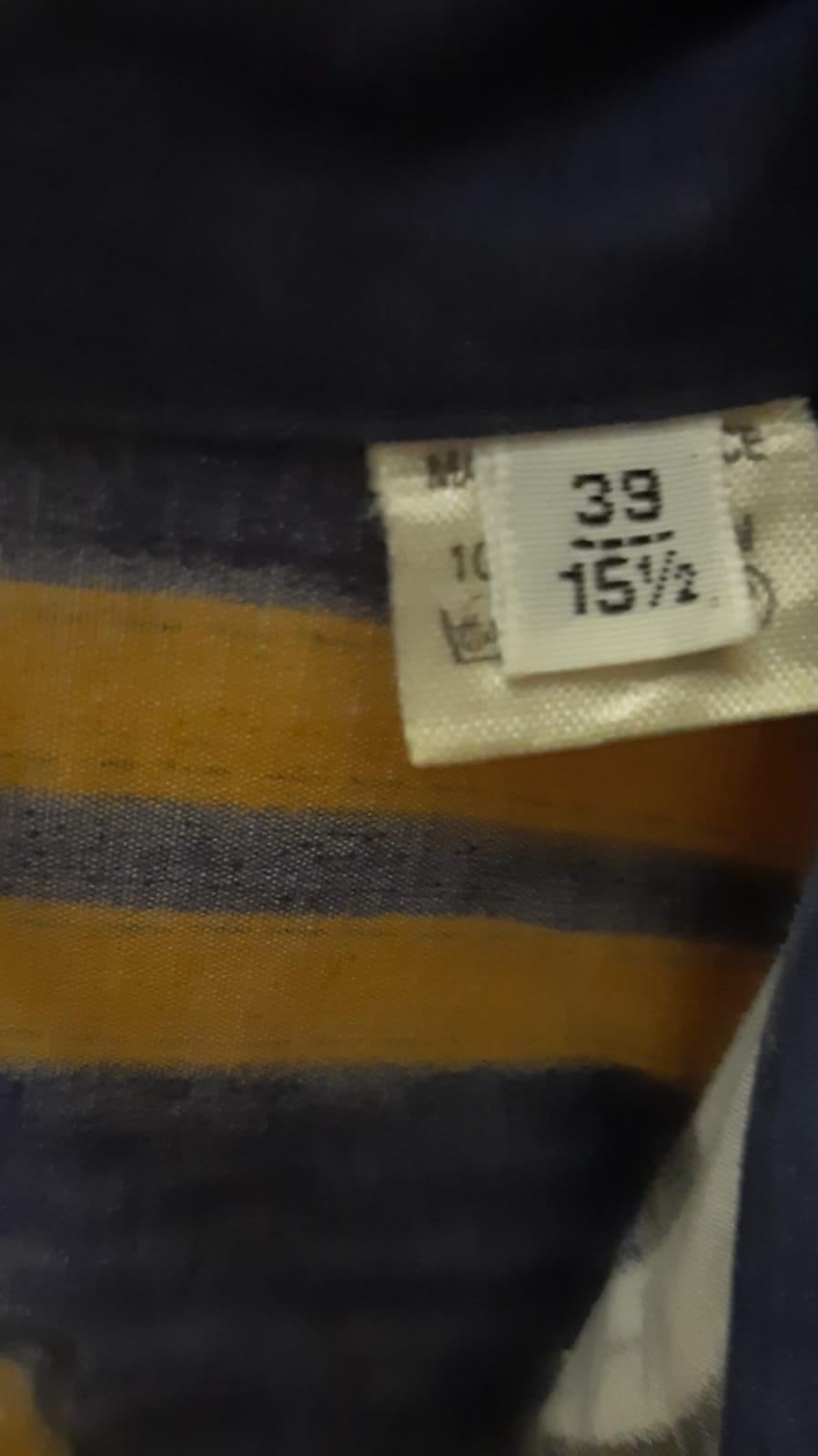 Hermès – Camicia Vintage in Cotone “Écuries / Scuderie” – Anni ’80 Unisexe en vente