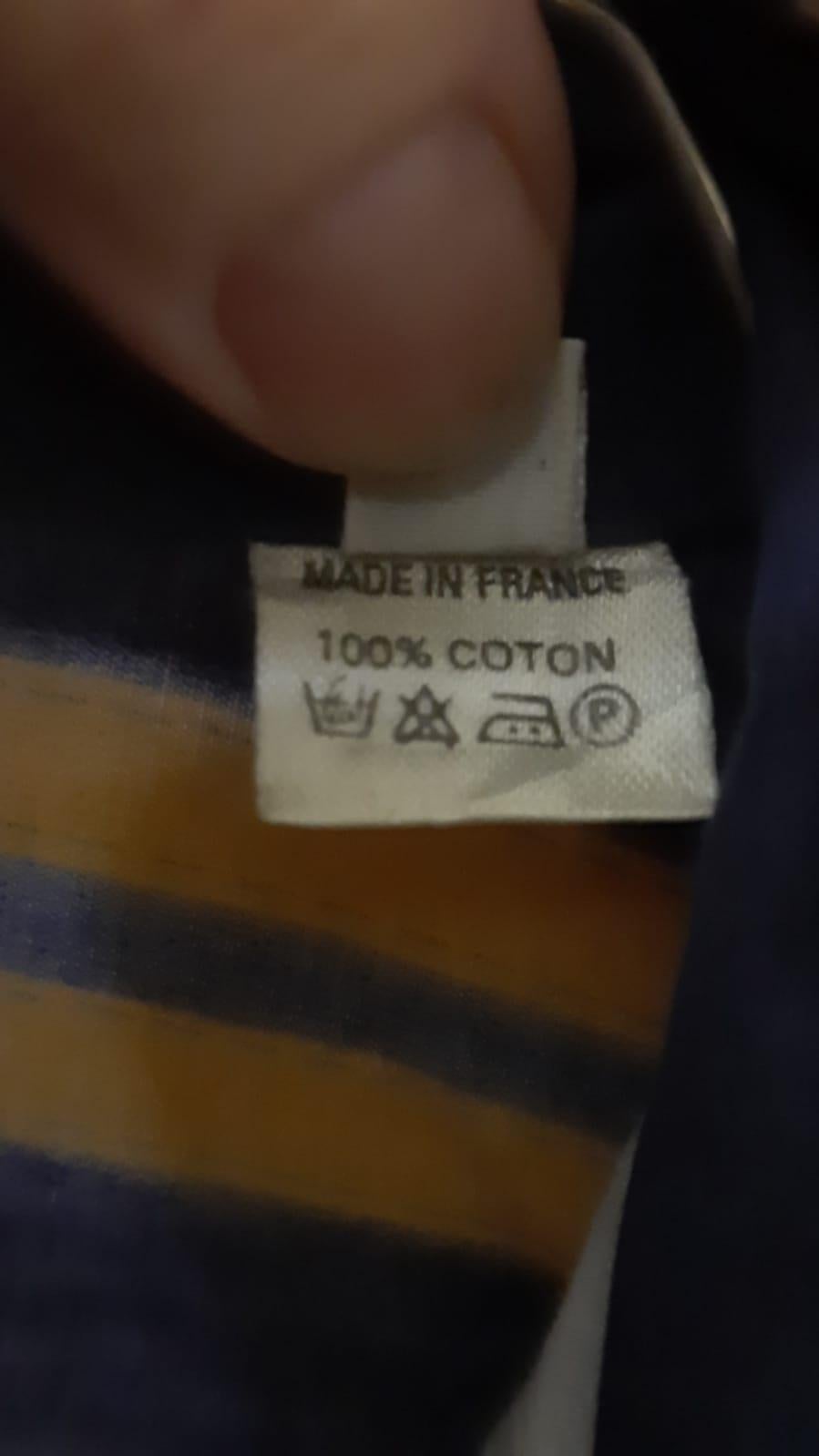 Hermès – Camicia Vintage in Cotone “Écuries / Scuderie” – Anni ’80 en vente 1