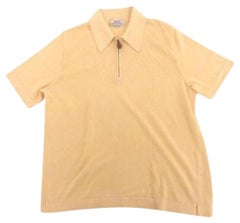 Hermès Canary Yellow Men's Golfing Herlm17 Cardigan