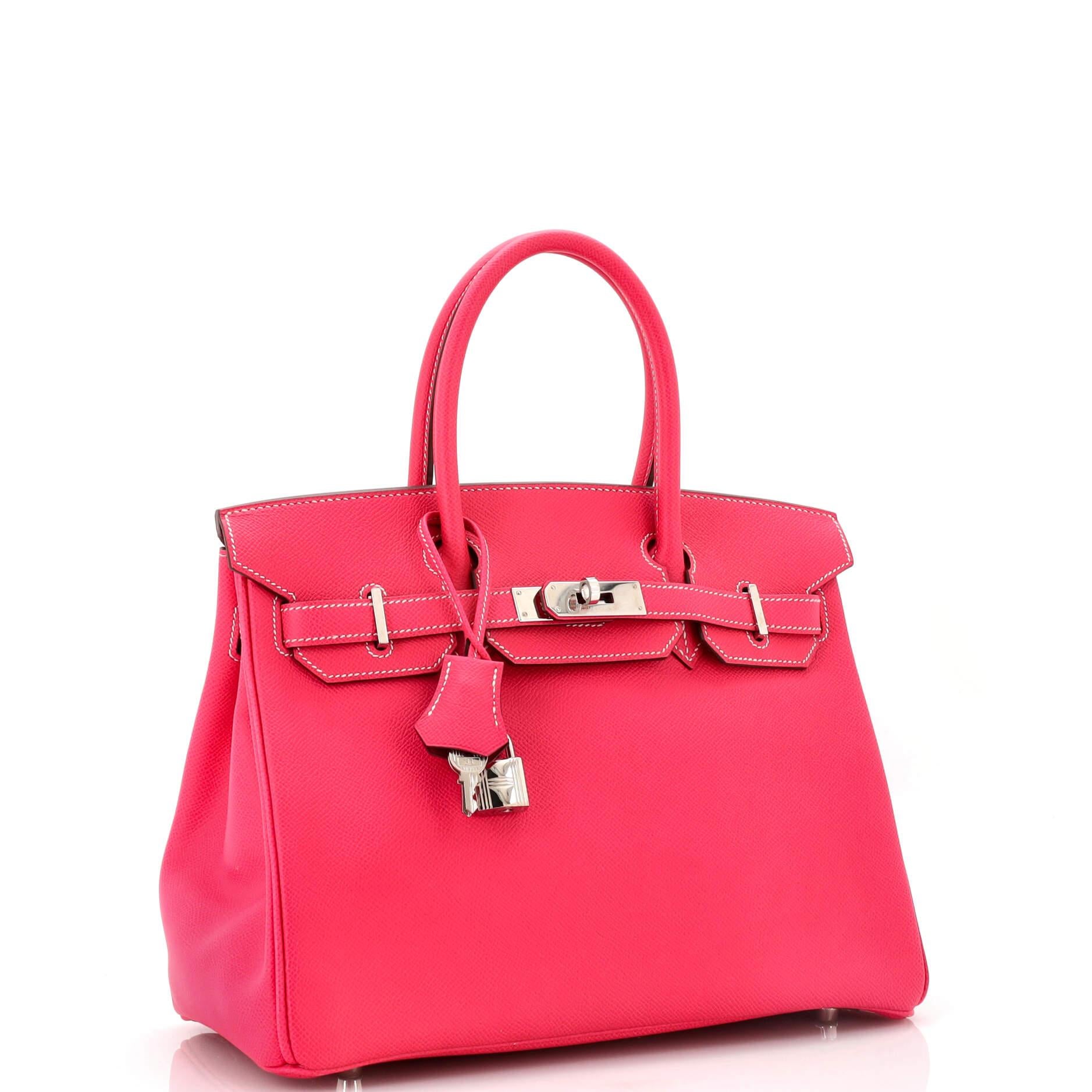 Hermes Candy Birkin Bag Epsom 30 In Good Condition In NY, NY
