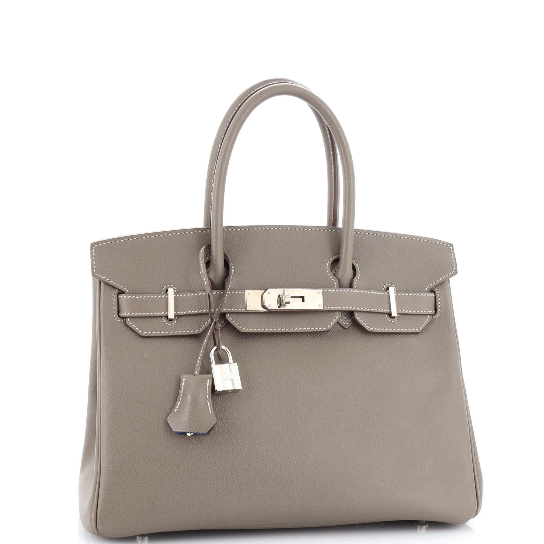 Hermes Candy Birkin Bag Epsom 30 In Good Condition In NY, NY