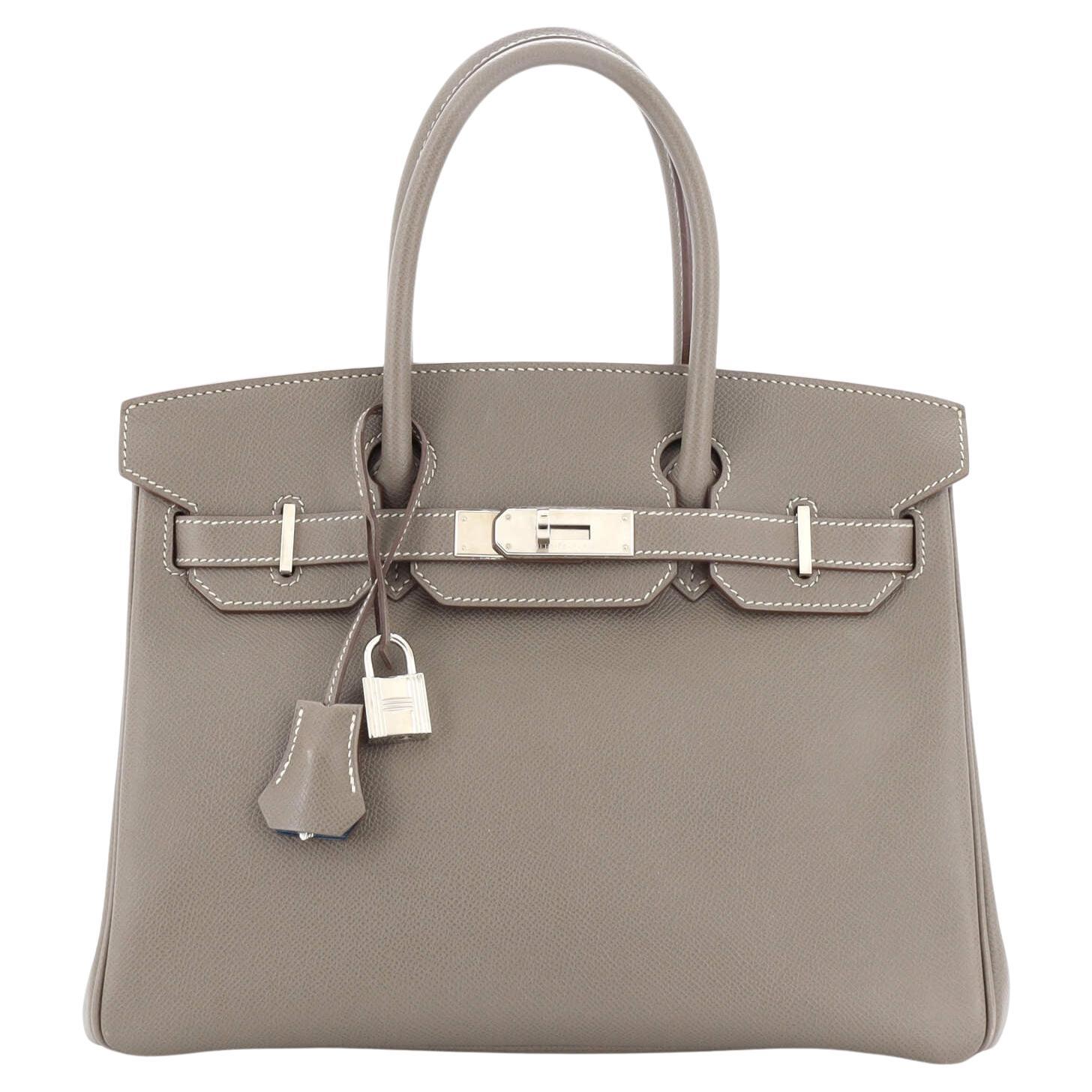 Hermes Mini Constance 18 Bag S2 Trench And 1H Toffee Epsom With Rose Gold  Hardware