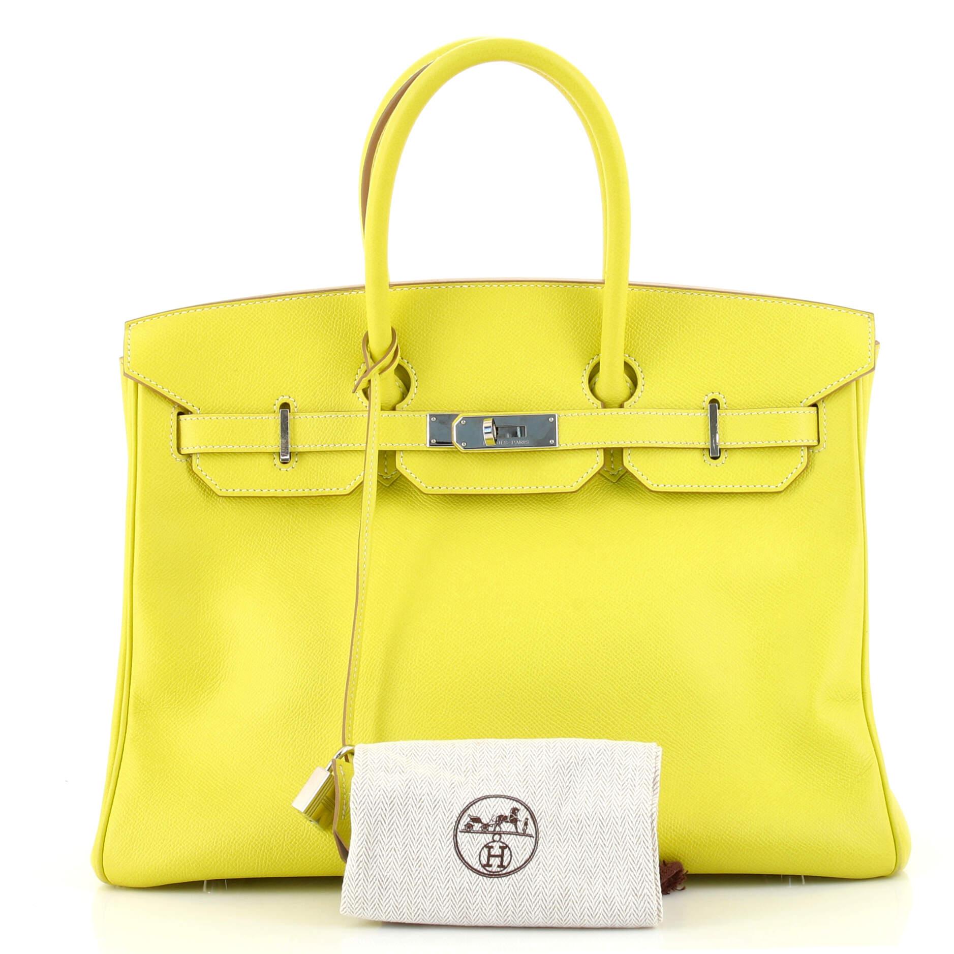 Yellow birkin bag price clearance
