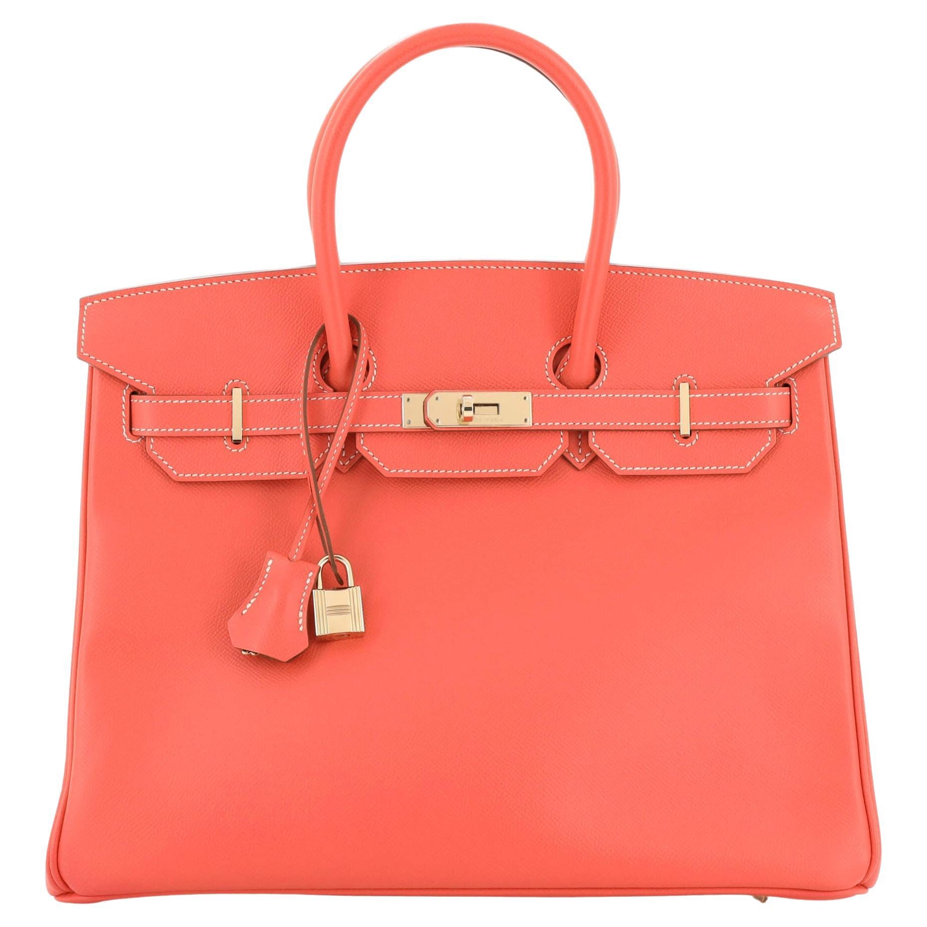 Hermes Candy Birkin Bag Epsom 35 For Sale