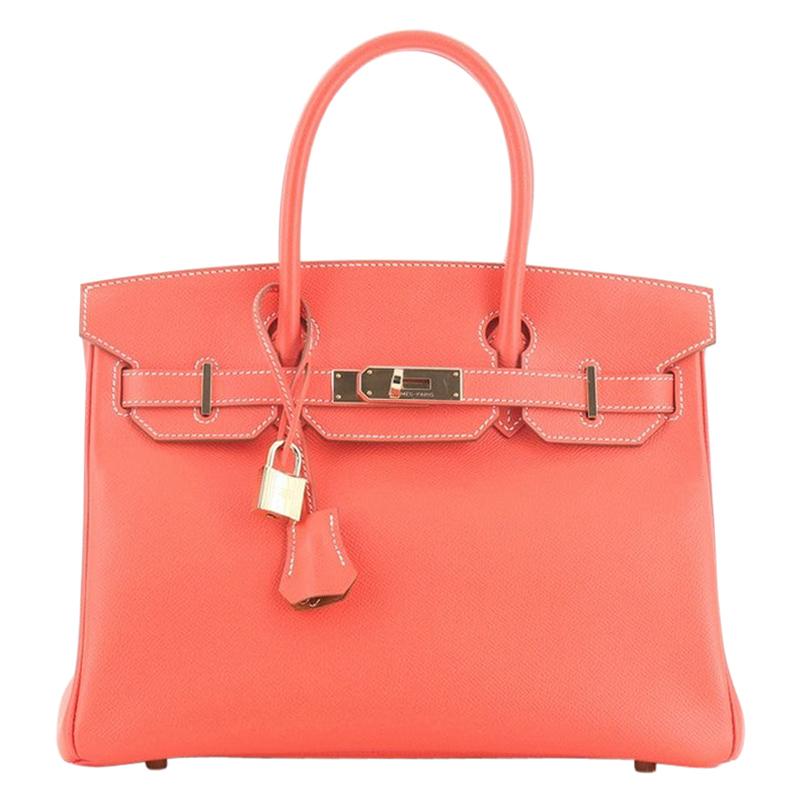 Hermes Candy Birkin Handbag Epsom 30