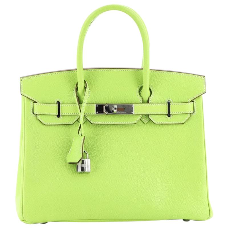 Hermes Candy Birkin Handbag Epsom 30 