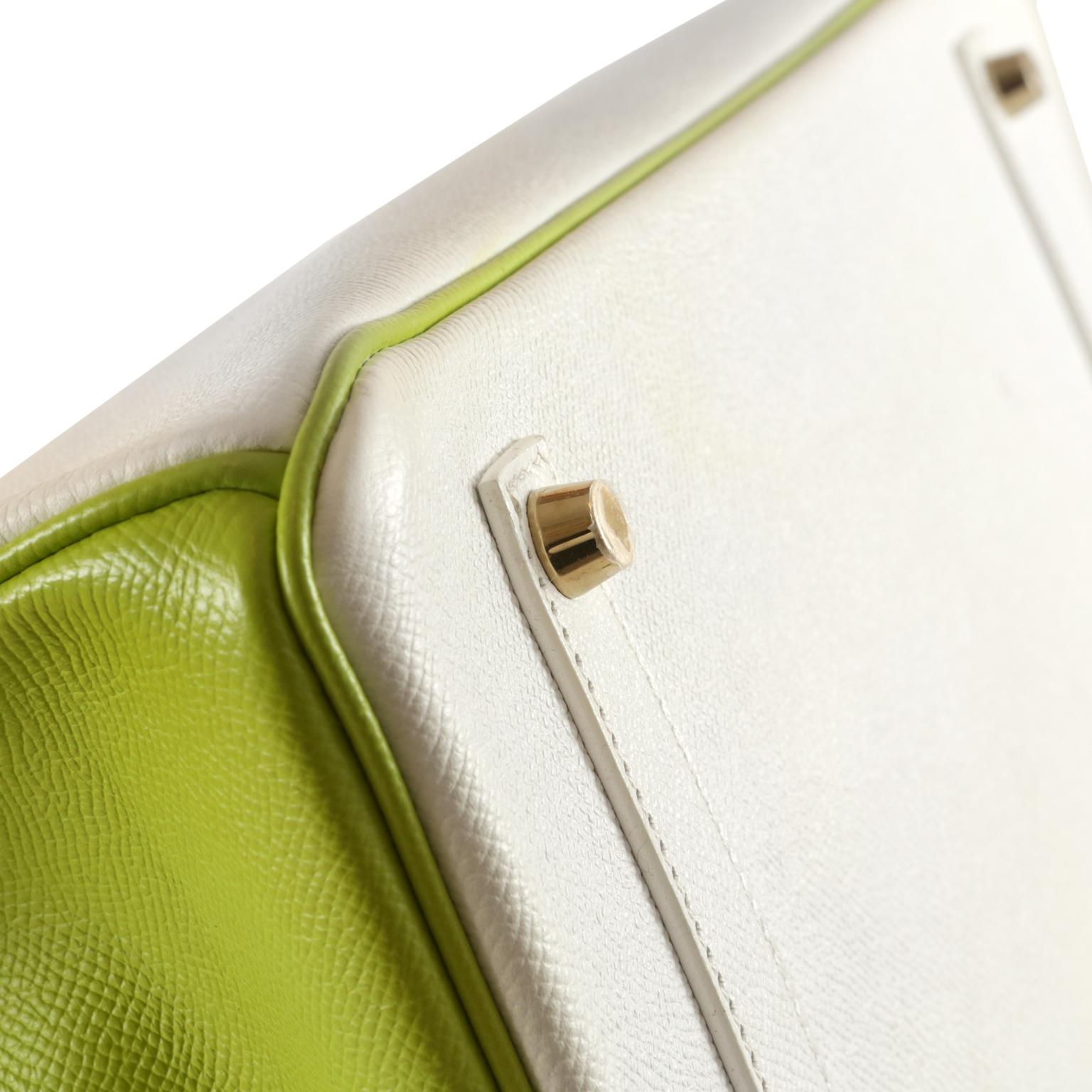 Women's Hermès Candy Collection 35 cm Tri Color Epsom Horseshoe Birkin Bag