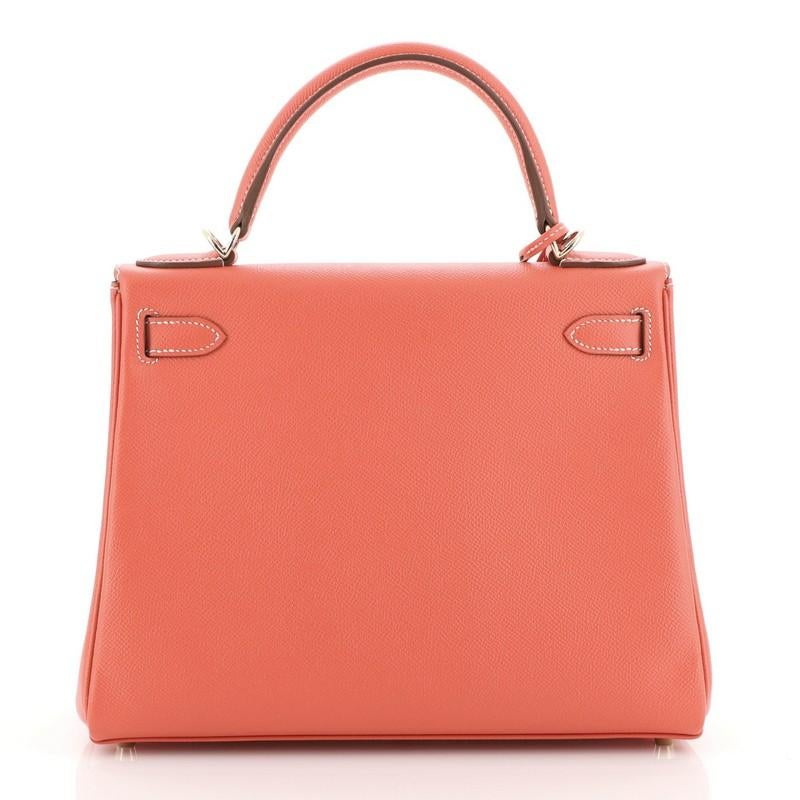 Hermes Candy Kelly Handbag Epsom 28 In Good Condition In NY, NY
