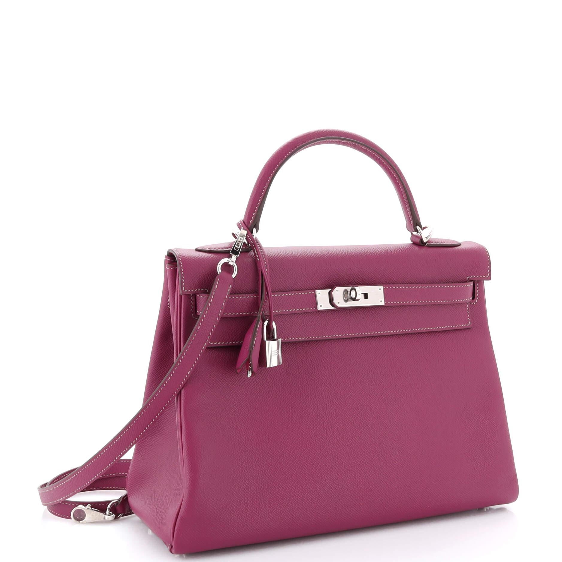 Hermes Candy Kelly Handbag Epsom 32 In Good Condition In NY, NY