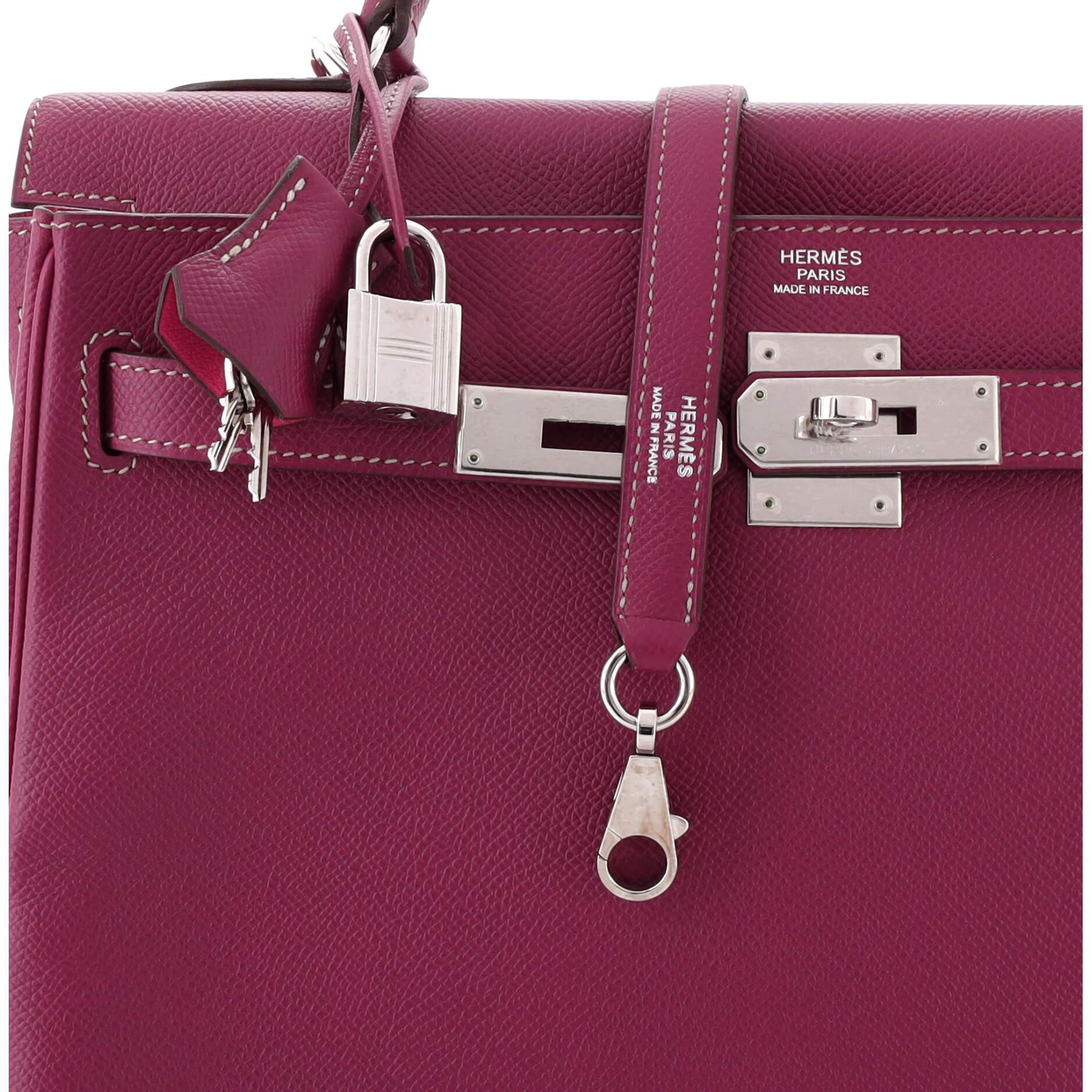 Hermes Candy Kelly Handbag Epsom 32 3