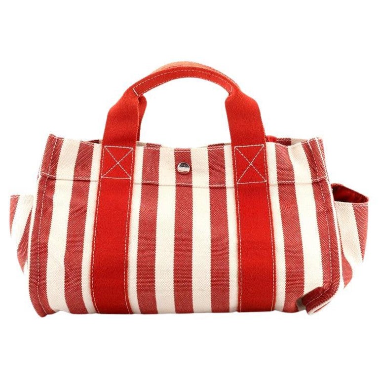 Hermes Cannes Tote Toile Canvas PM at 1stDibs