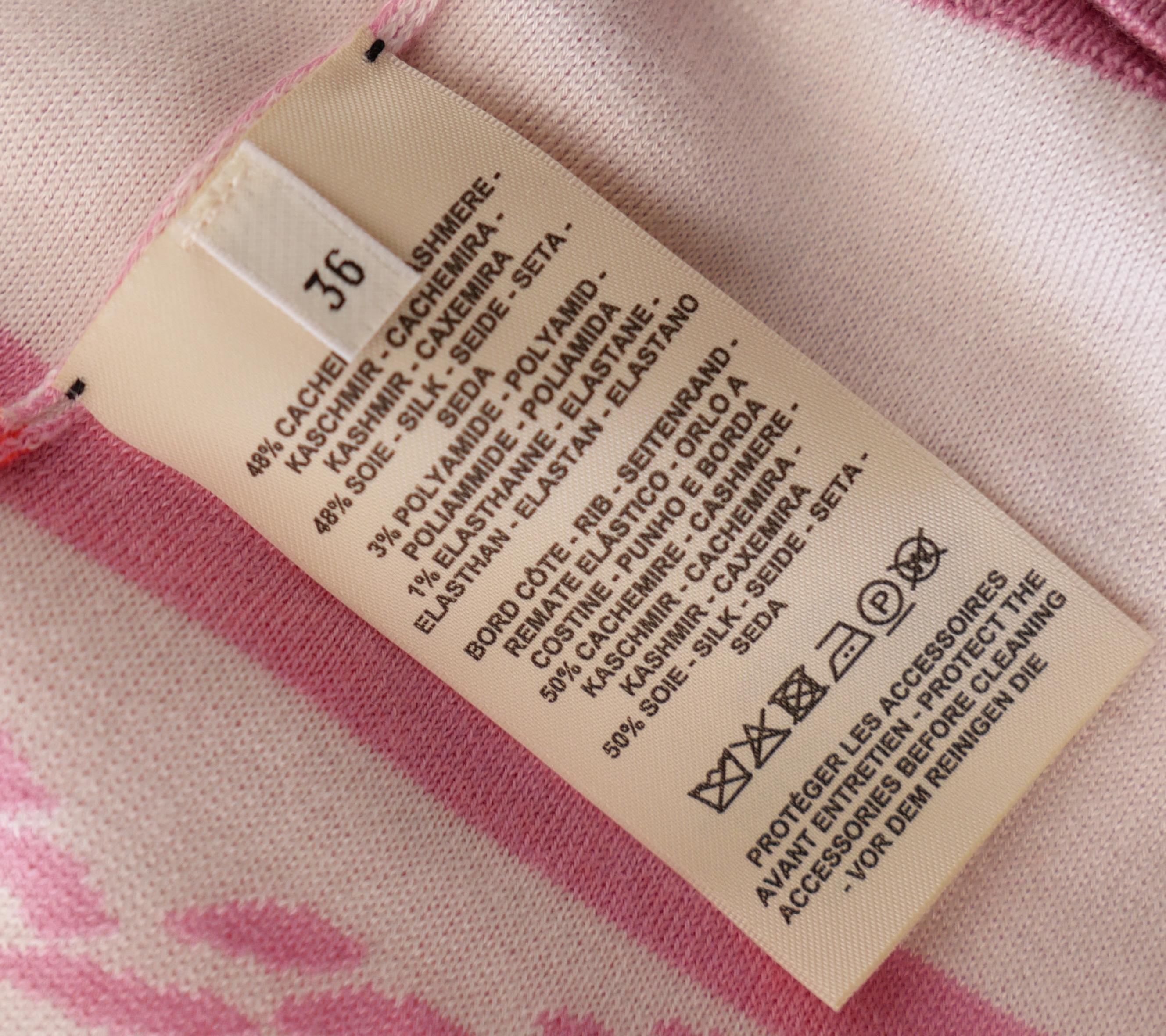 Cardigan in seta e cashmere di Hermes Canoe Chaine d'Ancre in vendita 5