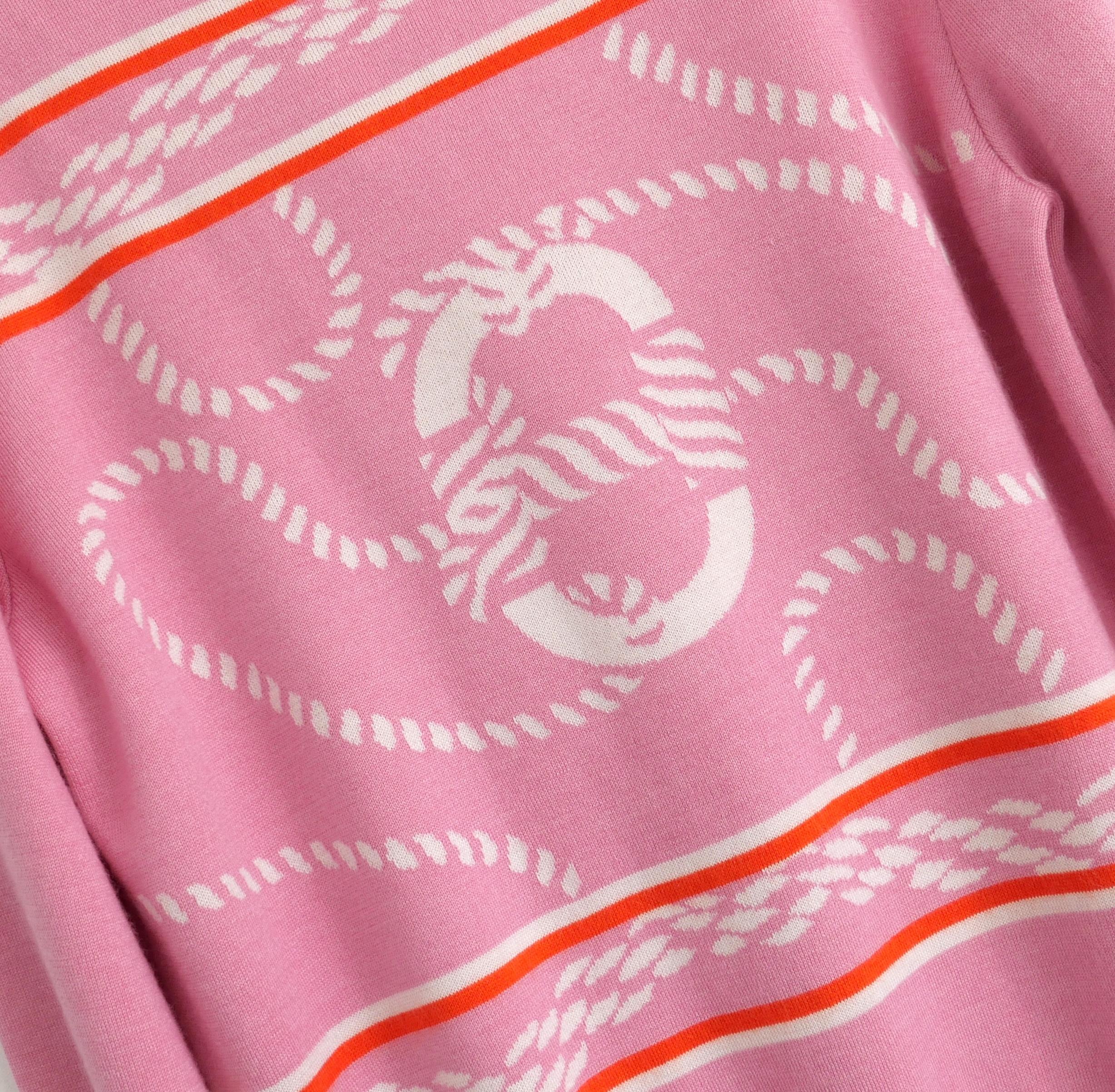 Cardigan in seta e cashmere di Hermes Canoe Chaine d'Ancre in vendita 1