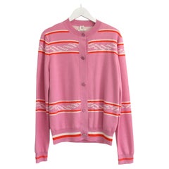 Hermes Canoe Chaine d'Ancre Silk & Cashmere Cardigan