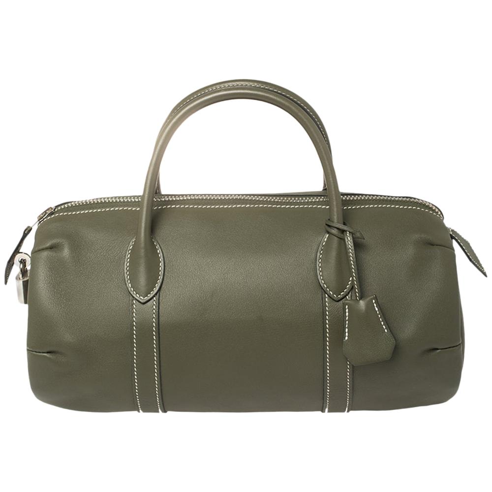 Hermes Canopee Swift Leather Polochon 30 Bag