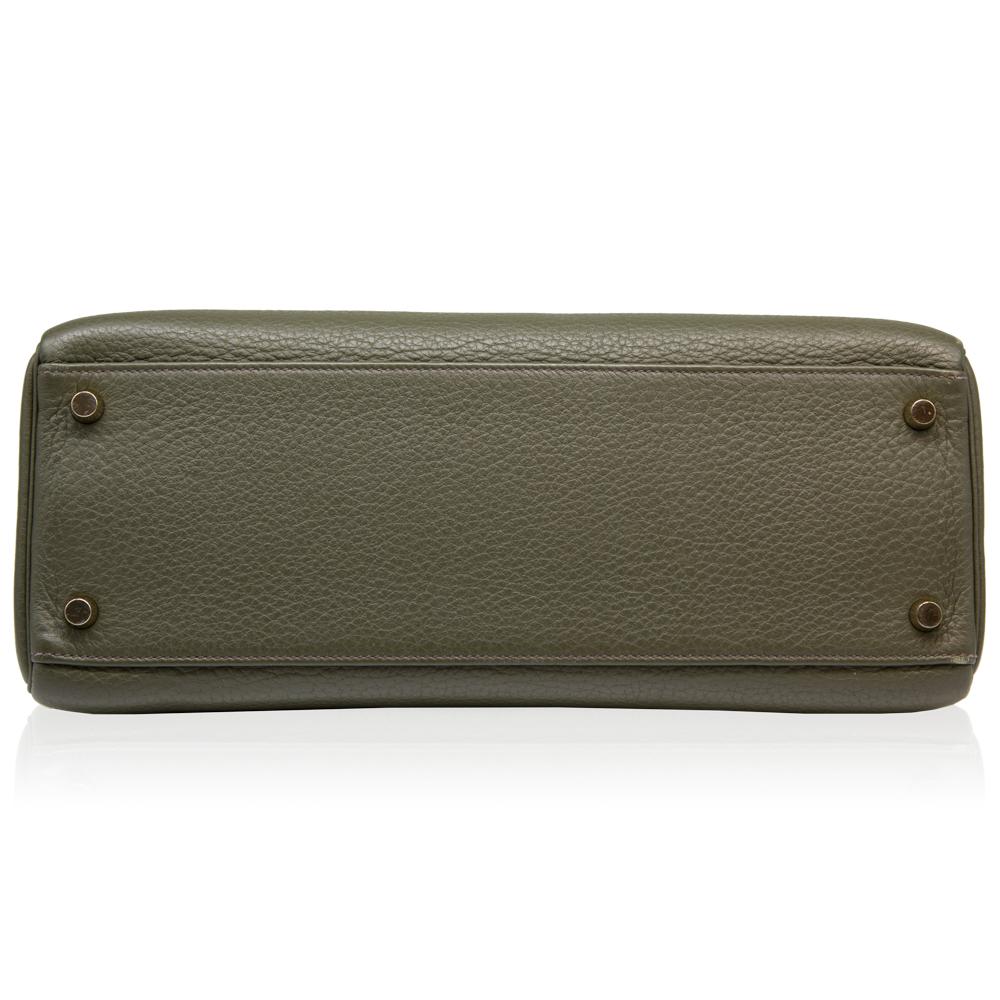 Hermes Canopee Togo Leather 32cm Kelly Bag In Good Condition In London, GB