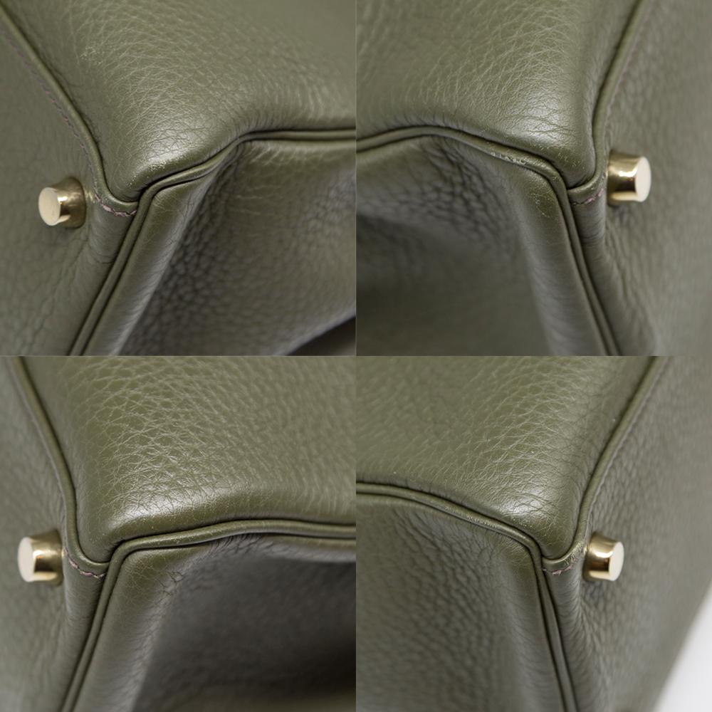 Women's Hermes Canopee Togo Leather 32cm Kelly Bag