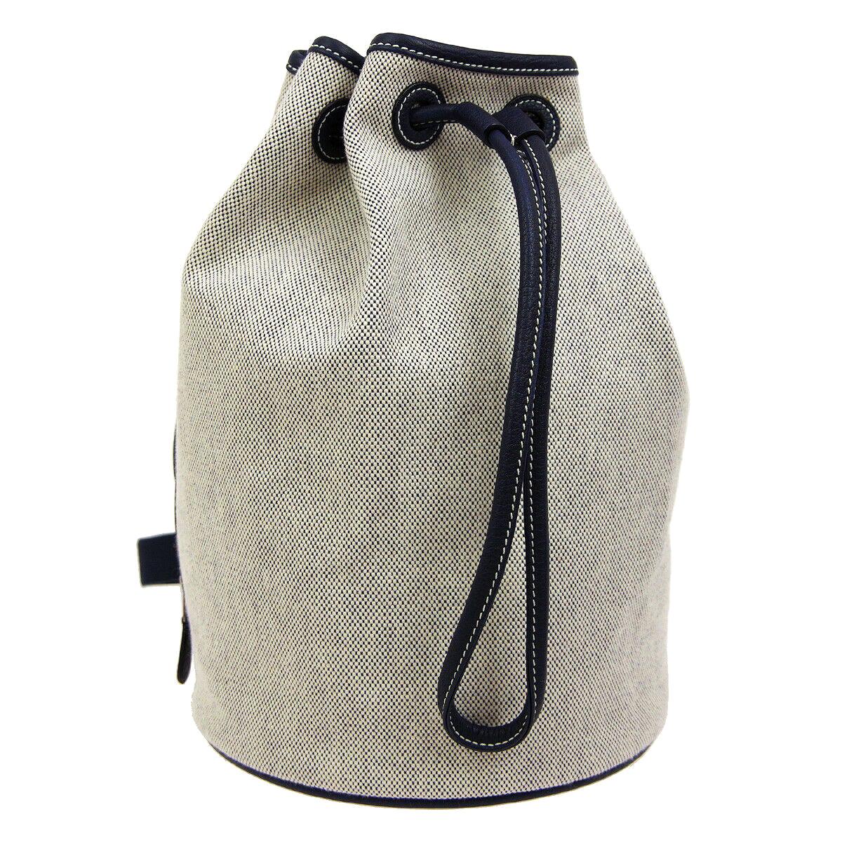 hermes canvas backpack