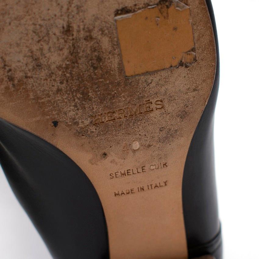 Hermes Canvas Riding Boots 40 2