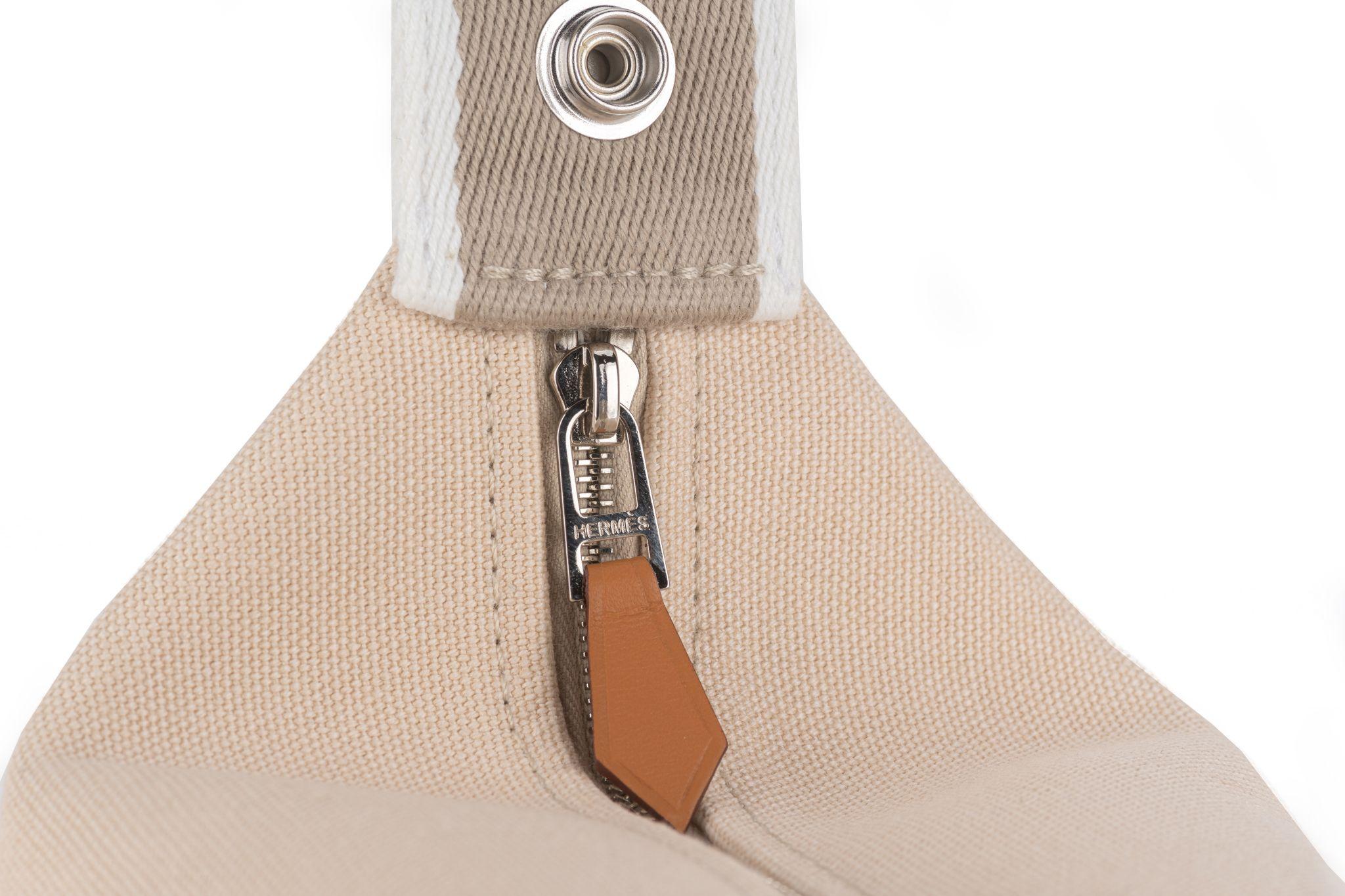 Marsupio Hermès in tela piccolo per la sposa in vendita 4