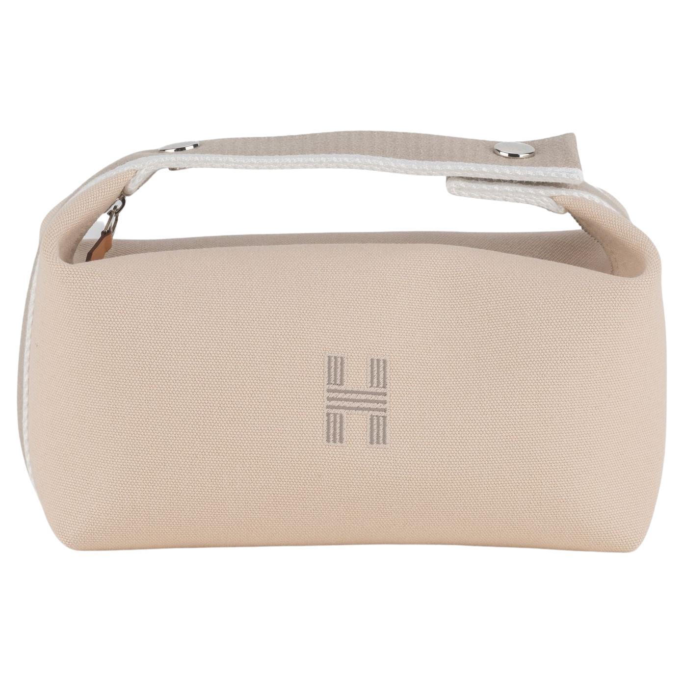 Hermès Canvas Small Bride-A-Brac Pouch