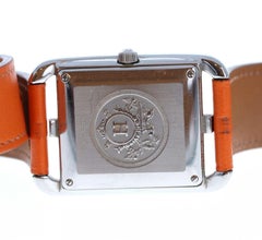 Hermes Cape Cod CC1.710 Stainless Steel White Dial Double Wrap Watch