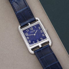 Hermes Cape Cod CC3.730 Ladies Stainless Steel Lapis Lazuli Dial Watch