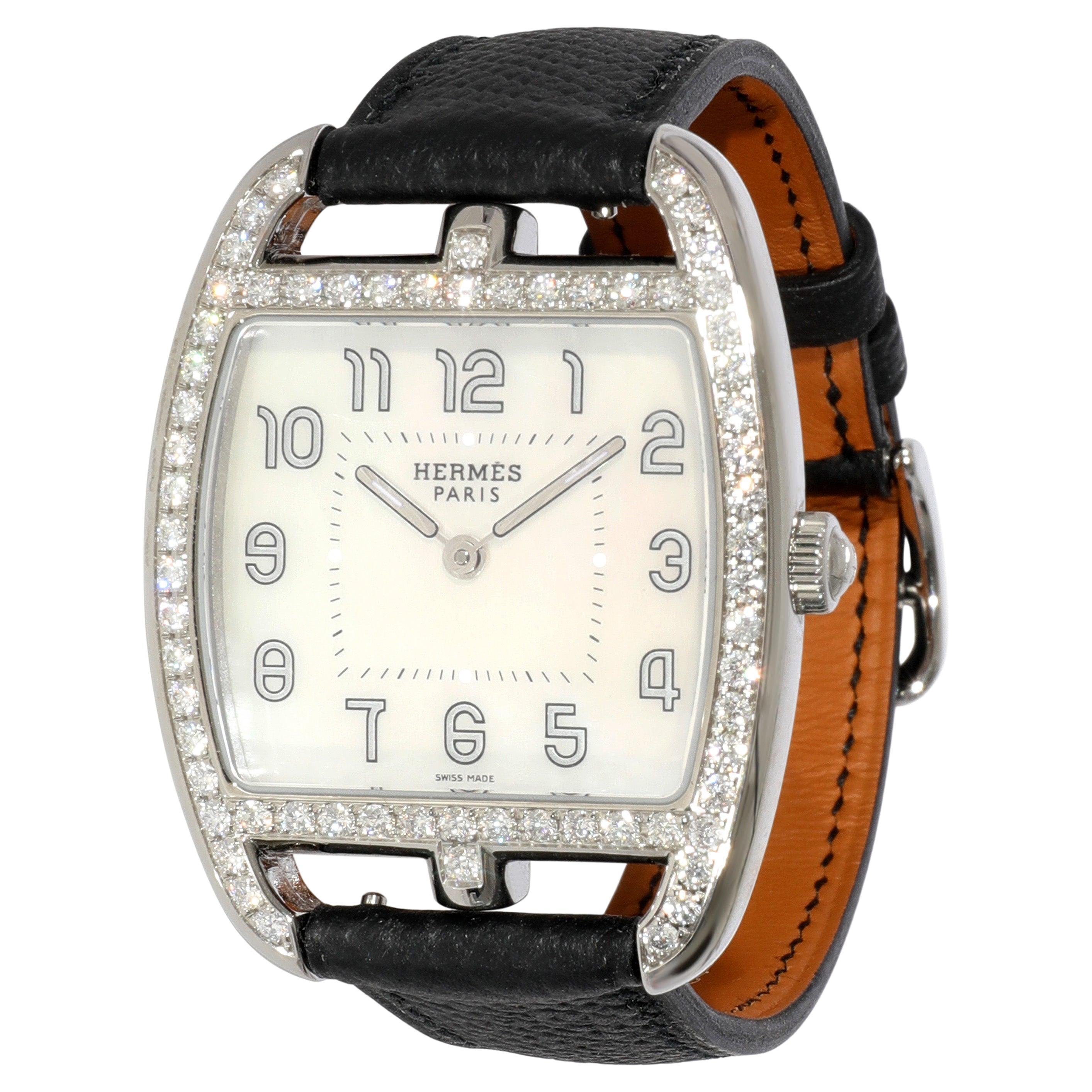 Hermes Cape Cod CT1.730.212.MNO Unisex Watch in  Stainless Steel