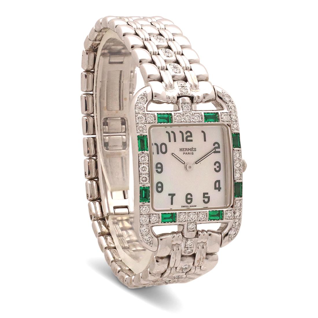 hermes cape cod diamond watch