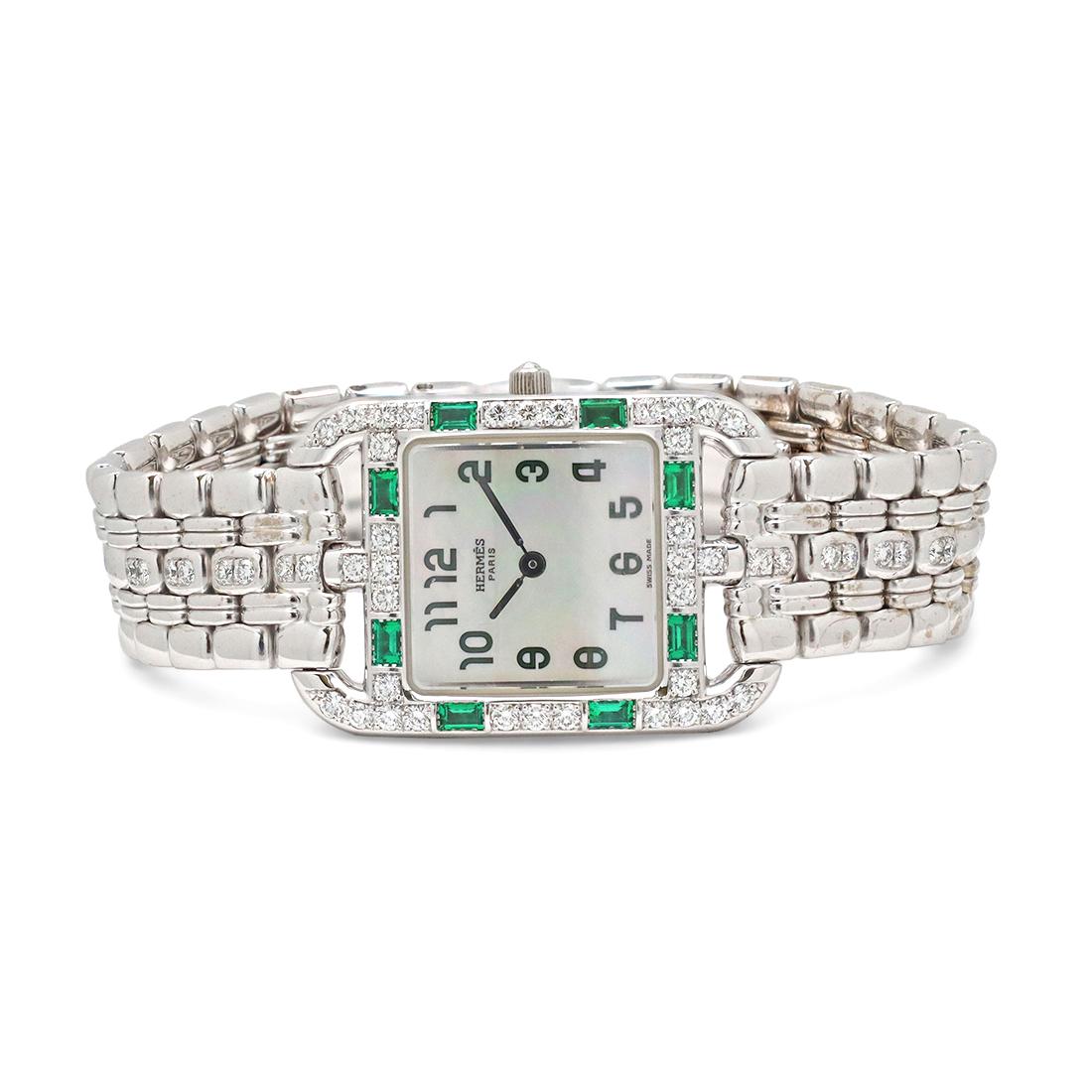 hermes diamond watch