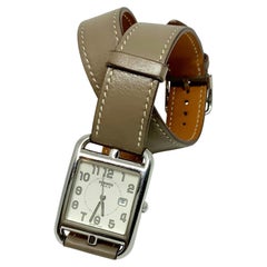 Hermès Cape Cod Double Tour Strap Stainless Steel Watch