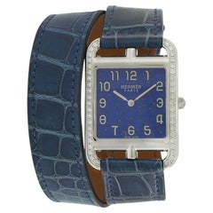 Hermès Cape Cod Ref. CC3.730 Blue Lapis Dial – Diamond Bezel