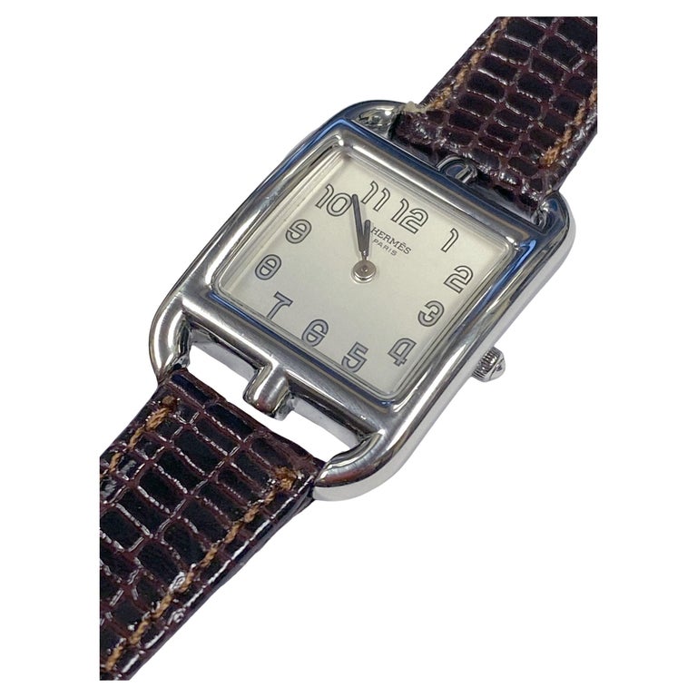 Hermes Cape Cod Steel Ladies Quartz Wrist Watch For Sale at 1stDibs
