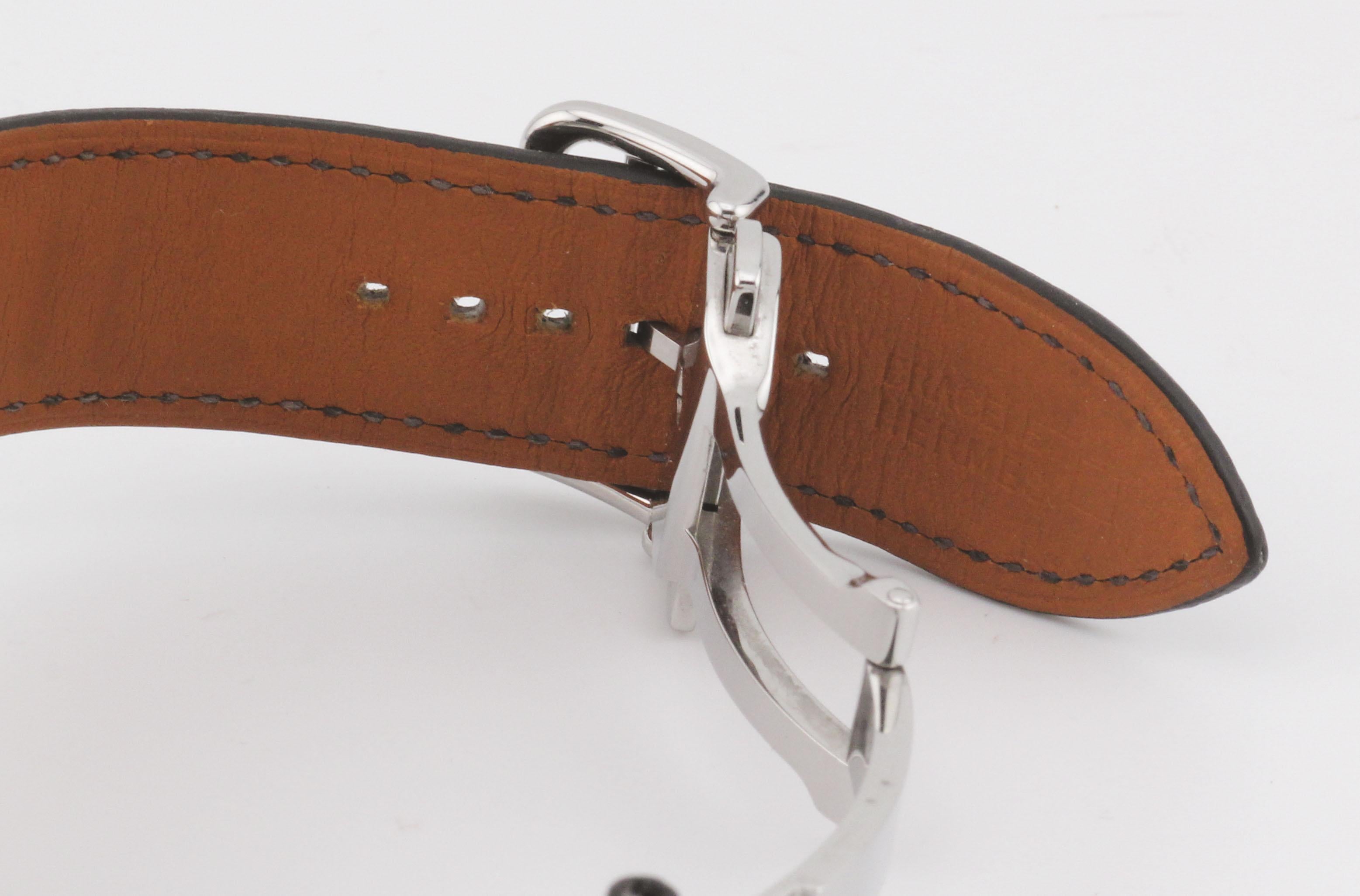 Hermes Cape Cod TGM CD6.910 Automatikuhr Grand Date GMT Weißes Zifferblatt im Angebot 2