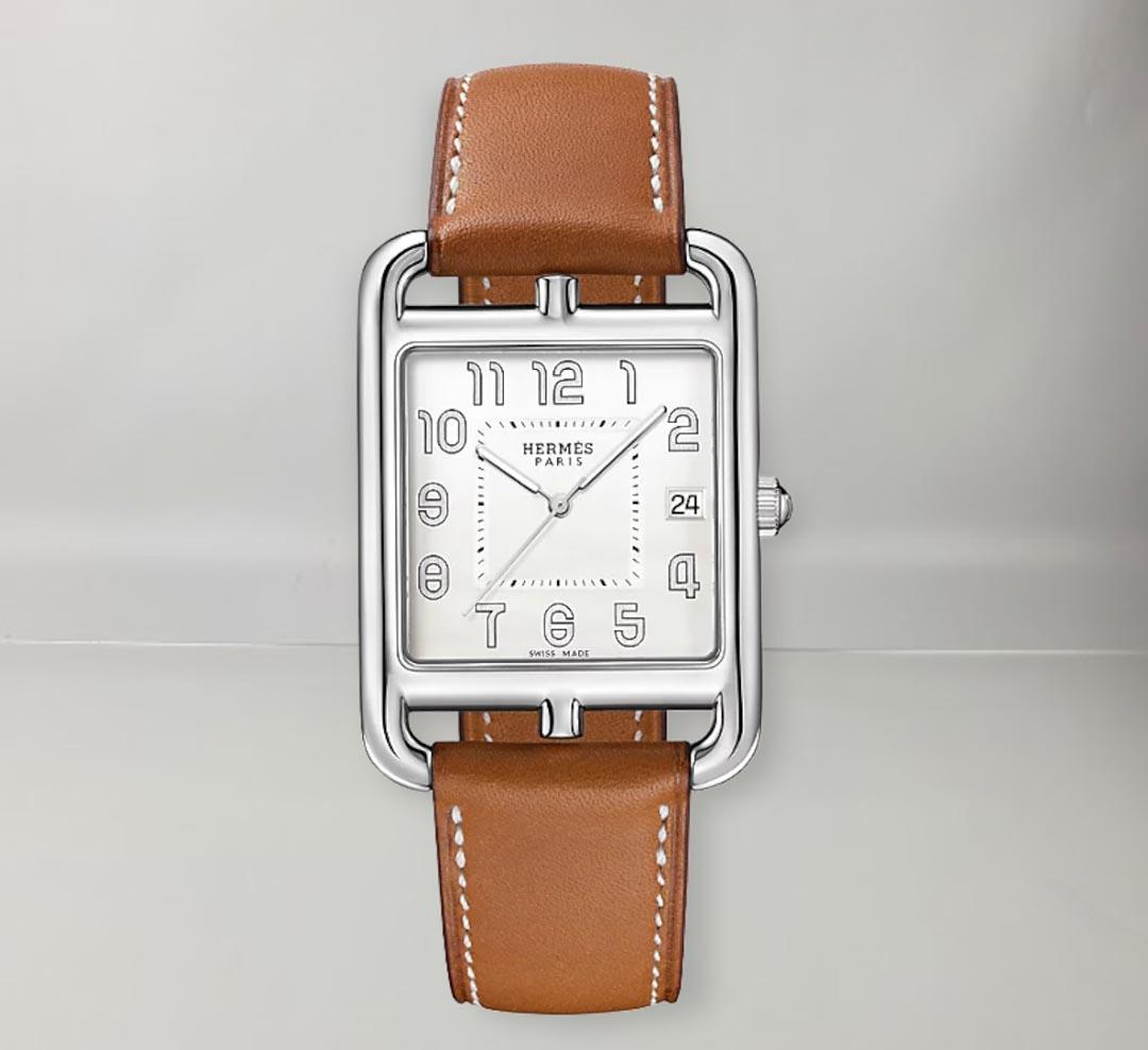 Cape Cod Cloth Watch Hermes Cape Cod Watch, 41mm For Sale at 1stDibs